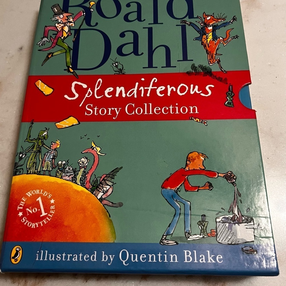 Roald Dahl 4 Piece Splendiferous Story Collection Box Set Paper Back